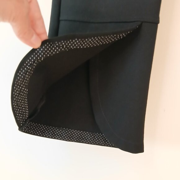 Anthropologie Essential Slim Fit Ankle Length Trouser Pants Black Size 14 - Picture 5 of 9